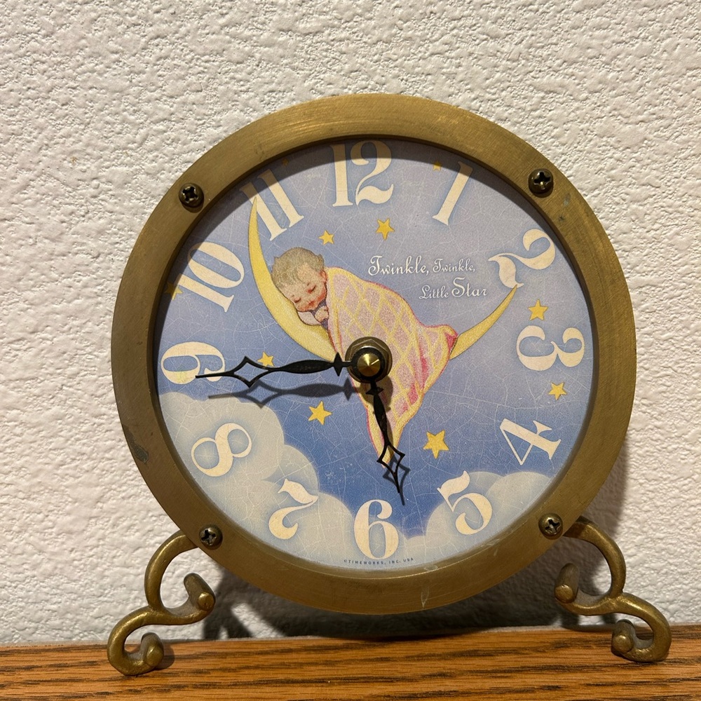 Brass Timeworks Battery Operated Clock